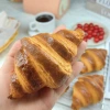 Simulation bread, croissant, PU bread, cake model, cake shop decoration sample, display item, slow rebound film and television props Application Scenario